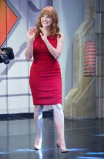 JESSICA CHASTAIN at El Hormiguero TV Show in MAdrid