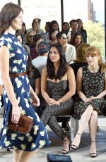 JESSICA CHASTAIN at Michael Kors Fashion Show in New York