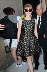 JESSICA CHASTAIN Out and About in New York