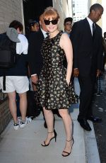 JESSICA CHASTAIN Out and About in New York