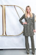 JESSICA HART at Diane Von Furstenberg Fashion Show in New York