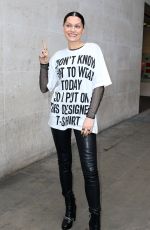 JESSIE J Leaves BBC Radio 1 Studio in London 2309