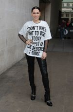 JESSIE J Leaves BBC Radio 1 Studio in London 2309