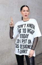 JESSIE J Leaves BBC Radio 1 Studio in London 2309
