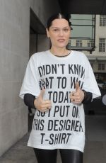 JESSIE J Leaves BBC Radio 1 Studio in London 2309