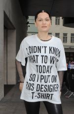 JESSIE J Leaves BBC Radio 1 Studio in London 2309