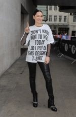 JESSIE J Leaves BBC Radio 1 Studio in London 2309