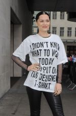 JESSIE J Leaves BBC Radio 1 Studio in London 2309