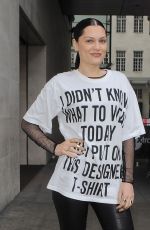 JESSIE J Leaves BBC Radio 1 Studio in London 2309