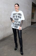 JESSIE J Leaves BBC Radio 1 Studio in London 2309