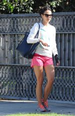 JORDANA BREWSTER in Shorts Out and About in Los Angeles