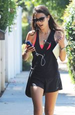 JORDANA BREWSTER Out and About in West Hollywood