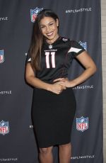 JORDIN SPARKS at NFL Inaugural Hall of Fashion Launch in New York