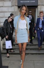JOURDAN DUNN at LFW Fashion Show in Kondon
