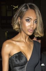 JOURDAN DUNN at Maybelline Party at London Fashion Week