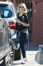 JULIANNE HOUGH Arrives at Dancing with the Stars Studio in Hollywood