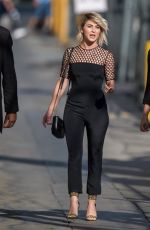 JULIANNE HOUGH Arrives at Jimmy Kimmel Live in Hollywood