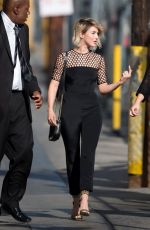 JULIANNE HOUGH Arrives at Jimmy Kimmel Live in Hollywood