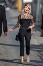 JULIANNE HOUGH Arrives at Jimmy Kimmel Live in Hollywood