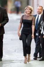 JULIANNE HOUGH Arrives at Jimmy Kimmel Live in Hollywood