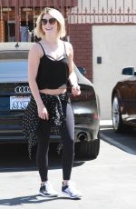 JULIANNE HOUGH Leaves DWTS Rehearsals in Hollywood