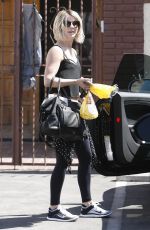 JULIANNE HOUGH Leaves DWTS Rehearsals in Hollywood