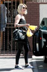 JULIANNE HOUGH Leaves DWTS Rehearsals in Hollywood