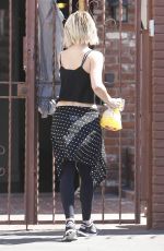 JULIANNE HOUGH Leaves DWTS Rehearsals in Hollywood