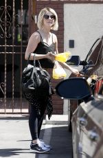 JULIANNE HOUGH Leaves DWTS Rehearsals in Hollywood
