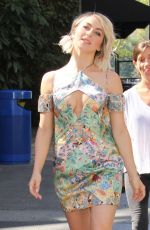 JULIANNE HOUGH on the Set of Extra in Universal City 1109