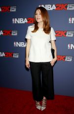 JULIANNE MOORE at NBA 2k15 Launch Celebration 