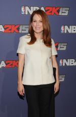 JULIANNE MOORE at NBA 2k15 Launch Celebration 