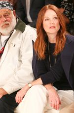 JULIANNE MOORE at Ralph Lauren Fashion Show in New York