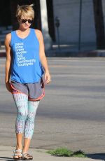 KALEY CUOCO Arrives at Yoga Class in Los Angeles