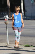KALEY CUOCO Arrives at Yoga Class in Los Angeles