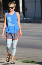 KALEY CUOCO Arrives at Yoga Class in Los Angeles
