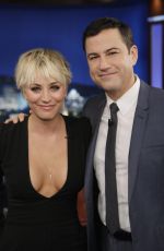 KALEY CUOCO at Jimmy Kimmel Live! in Hollywood