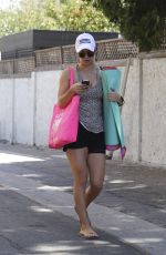 KALEY CUOCO at Leaving Yoga Class in Sherman Oaks