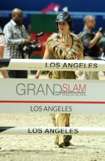KALEY CUOCO at Longines Los Angeles Masters Charity Pro-am