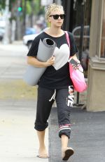 KALEY CUOCO Heading to Yoga Class in Studio City