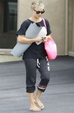 KALEY CUOCO Heading to Yoga Class in Studio City