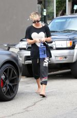 KALEY CUOCO Heading to Yoga Class in Studio City