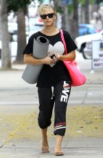 KALEY CUOCO Heading to Yoga Class in Studio City