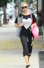 KALEY CUOCO Heading to Yoga Class in Studio City