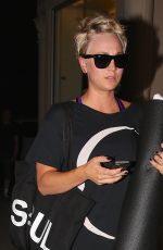 KALEY CUOCO Leaves a Evening Yoga Class in Sherman Oaks