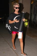 KALEY CUOCO Leaves a Evening Yoga Class in Sherman Oaks