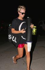 KALEY CUOCO Leaves a Evening Yoga Class in Sherman Oaks