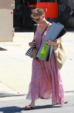 KALEY CUOCO Leaves Andy Lecompte Salon in West Hollywood