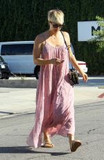 KALEY CUOCO Leaves Andy Lecompte Salon in West Hollywood
