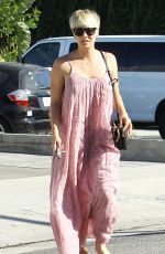 KALEY CUOCO Leaves Andy Lecompte Salon in West Hollywood